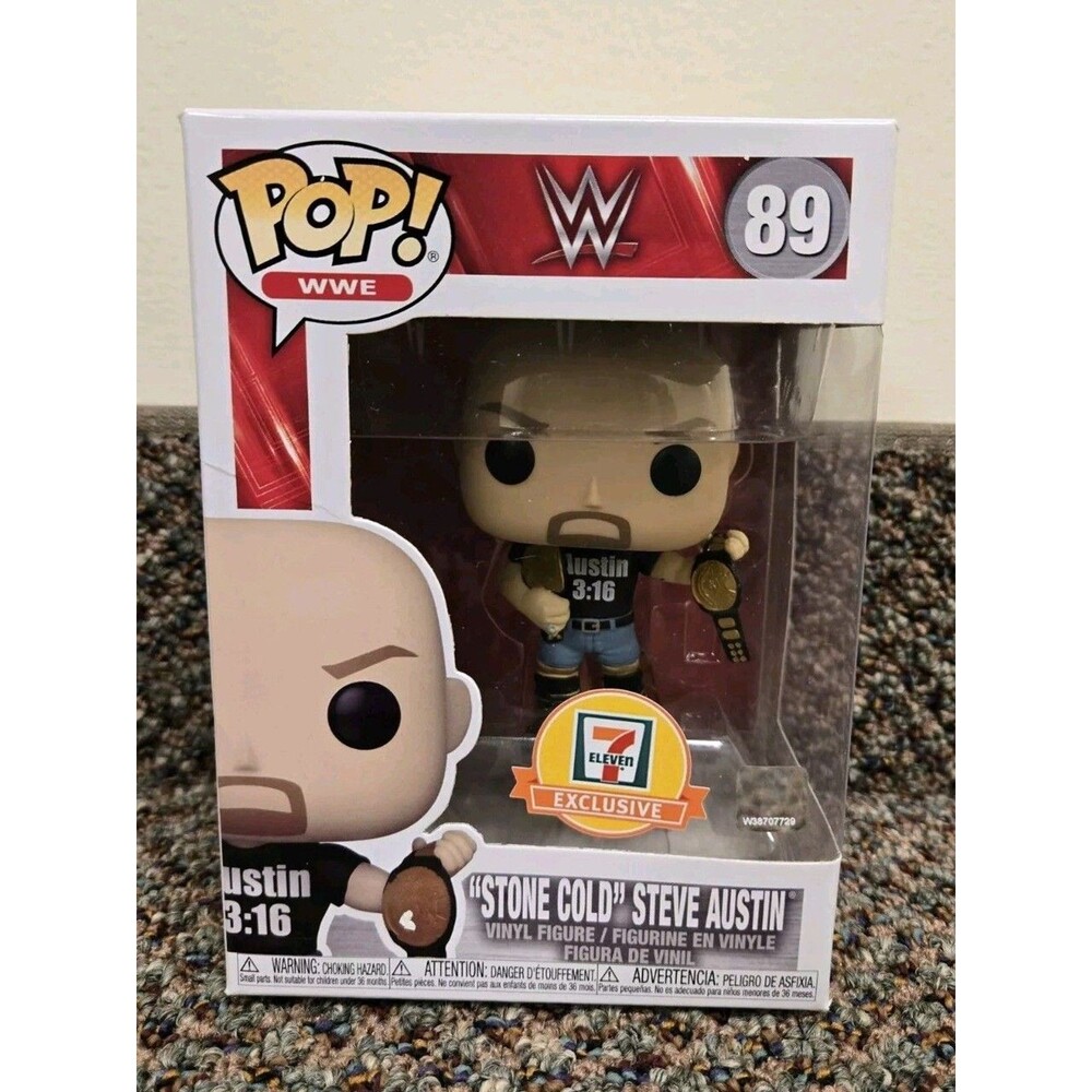 Funko Pop! WWE “Stone Cold” Steve Austin #89 – 7-Eleven Exclusive – New in Box